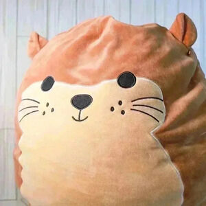 Squishmallow Joanne the Sea Otter RETIRED Plush Brown Kellytoy Stuffed 14"